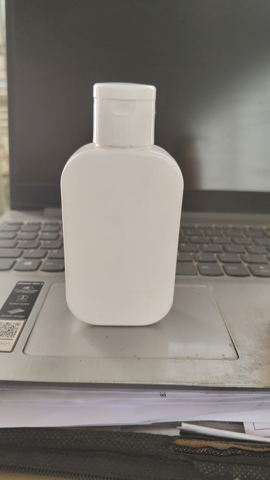 100ml  HDPE rectangular bottle