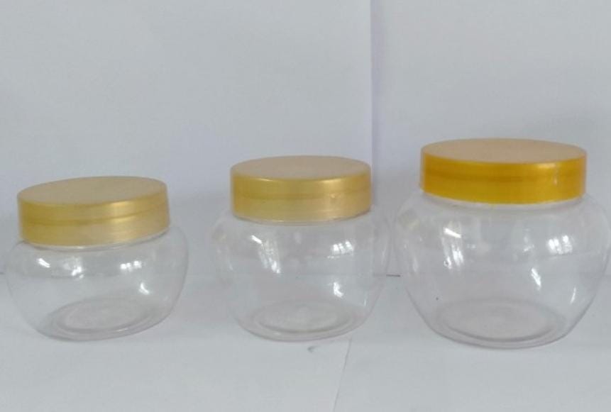 Apple shape pet cream jar