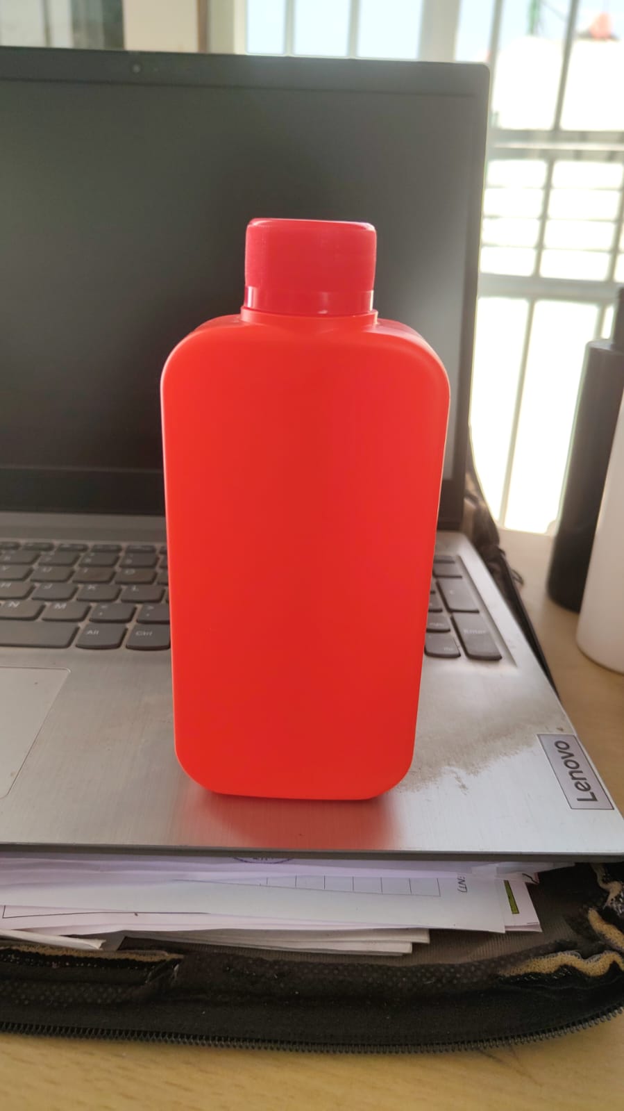 200ml rectangular shampoo bottle
