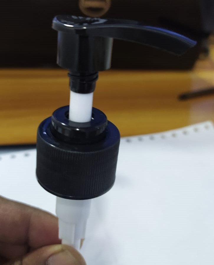 24mm Lotion Dispenser Pump.black