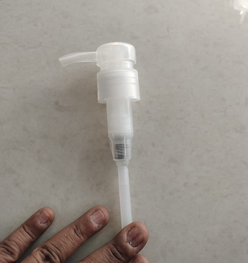 28mm Transperent Lotion Dispenser Pump 4cc dose