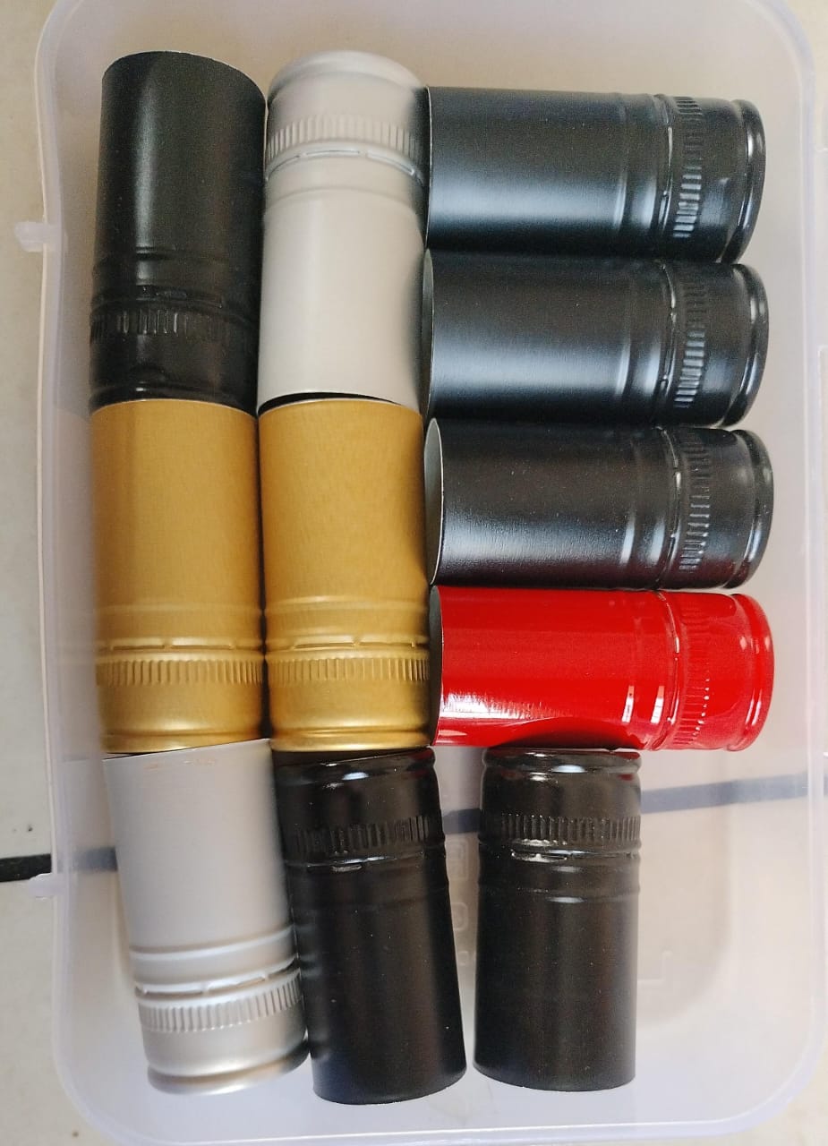 30x44 Aluminium Wine Cap with Seranex Liner